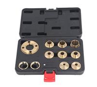 11Pcs Brass Router Template Guides Set Bushing Router Parts Accessories for Woodworking Trimming Machine Flip Plate
