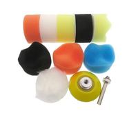 11Pcs Detailing Wool Buffing Polishing Pad 2 Inch Backing Plate 1/8'' For Dremel Rotary Tool Drill Car Polisher Waxing Sealing