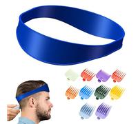 11Pcs Fade Guide, Hair Cutting Tool, Clipper Guards for Men with Blue Silicone Band, Multiple Sizes for Professional/Home Haircuts, Styling & Grooming Accessories
