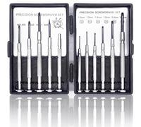 11Pcs Glasses Screwdriver Small Screwdriver Set, Mini Screwdriver Set, Precision Screwdrivers with Mini Pocket Size Carrying Case, Perfect Screwdriver for Glasses Tightening for Glasses, Watches