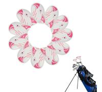 11Pcs Golf Club Iron Covers,11Pcs PU Club Head Covers | Clubhead Covers With Numeric Tags, Pr Cover