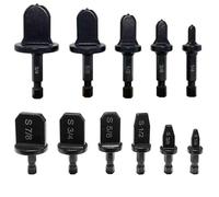 11pcs HVAC Repairing Set Air Conditioner Copper Tube Expander Swaging Tool Manual Pipe Swage Expander Drill Bit with 1/4'', 3/8'', 1/2'', 5/8'', 3/4'', 7/8' Bits