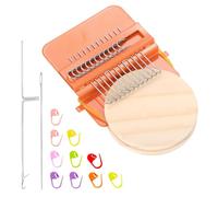 11Pcs Knit Patch, 12 Hooks Knit Patch Darning Loom, Darning Loom & Mini Darning Loom Set Mending Loom Darning UK Tool, Sock Loom for Jeans, Sweaters & DIY Weave