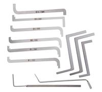 11pcs Lock Pick Tension Wrench, Locksmith Lock Pick Set, Locksmith Push Rod, Locking Picking Tension Wrench Tool- The Universal Essential Turning Tool