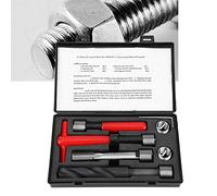 11Pcs M16x1.5 Thread Repair Tool Kit, Stainless Steel Twisted Drill Wrench Tap Insertion Helicoil Tool Repair Kit