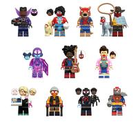 11PCS Marvel Superheroes Spider-Man Building Block Toy Figure Model Kid Collection Gift Fit Lego UK Priority Delivery