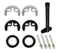 11PCS Monobloc Tap Fixing Kit Basin Washer Sink Monobloc Mixer Basin & Sink Tap Clamp Bracket Replacement for Bathroom Basin Kitchen Sink Mixer