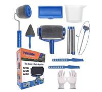 11PCS Paint Roller Set,Wall Paint Roller Set,Upgrade Version Paint Rollers,Paint Roller for House,DIY Home Wall Decorate Painting Kit