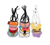 11pcs Pet Drool Bibs for Dogs & Cats | Adjustable Cartoon Scarf for Daily Use/Parties | Cute Wool Weaved Collar Bibs for Small to Medium Pets 7-33 lbs
