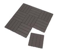 11pcs Plastic Interlocking Deck Tiles for Patio Decking