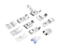 11Pcs Presser Feet, Sewing Machine Presser Foot Set Quilting Patchwork Sewing Machine Presser Foot Feet Sewing Machines Spare Parts for All Low Shank Sew Machines Use
