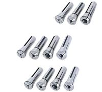 11pcs R8 Round Spring Collet Set, Clamping Diameter 3-20mm Metric Taper Cone Spring Collet Clamp Tool Collet Milling Machine Tool Holder for Mill Machine