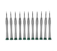 11PCS Screwdriver Set for Watch Repair, Stainless Steel Eyeglasses Tool Kit with Flat Head Drivers for Electronics and Bracelet Removal