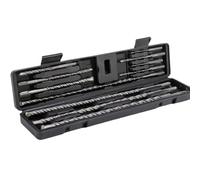 11pcs SDS Shank Bits Impact Drill Bit Set For SDS Plus Hammer Drill Round Plus Masonry Drill Bit Shank Drill Bits, In A Practical Rotary Box For Concrete Brick Cement Walls Impact Drill Bits
