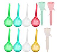 11PCS Self Watering Plant Spikes, Plant Watering Devices, Plant Watering Globes Drip Irrigation Device Self Watering System for Garden Houseplant Plant Pot Bulbs for Indoor Outdoor Plants