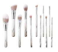 11pcs stone makeup brushes set soft hair powder blusher powder makeup brush