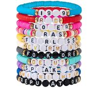 11Pcs Taylor Friendship Bracelets for Music Lovers, TS Inspired Bracelets Set in Rich Colors, A Exciting Birthday Present for Admirers of Great Singers, Pay Tribute to Sister Music Lover Singer Fans