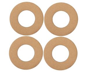 11Pcs Wreath Frames for DIY Crafts Round Paper Circle Rings Outer Inner Durable Cardboard for Year Round Decorations and Family