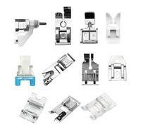 11PCS Zipper Foot for Sewing Machine, Includes Walking Foot and Invisible Zipper Foot Accessories Compatible with Brother, Singer, Janome and Other Low Shank Machines