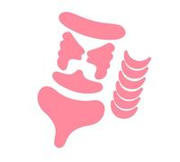 11Piece Silicone Anti Wrinkles Pads For Forehead Lines Prevention With Breathable Design Invisible Silicone Stickers