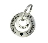 11th Anniversary Keyring, Steel Anniversary, 11 Years Down Forever to Go, I still do