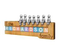 11th Anniversary My Family Wall Hung Ornament - Personalise with Your Family Name - Create Own Family Combination