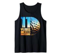 11th Birthday Boys Golf Player Golf 11 Years Old Tank Top