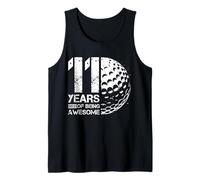 11th Birthday Boys Golf Player Golf 11 Years Old Tank Top