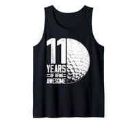 11th Birthday Boys Golf Player Golf 11 Years Old Tank Top