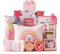 11th Birthday Gifts for Girls,Best Gifts Basket Presents Ideas for Turning 11 Year Old Girls,Happy Sweet 11th Birthday Pamper Hamper Box Kit for Sister Daughter Granddaughter Niece Teenage Teen Her
