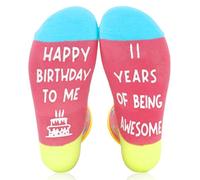 11th Birthday Gifts for Girls,Funny Socks for Women,"HAPPY BIRTHDAY TO ME"Ideas Female Happy Present,Gift for Daughter Sister on Birthdays