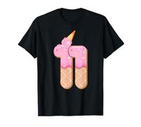 11th Birthday, Girl 11 years, Ice Cream, Number 11 T-Shirt