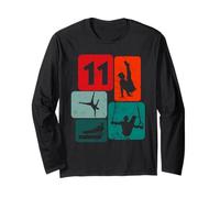 11th Birthday Gymnastics Boys Acrobatics 11 Years Boys Gymnastics Long Sleeve T-Shirt