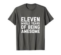 11th Birthday Shirt Gift Age 11-Year-Old Boy Girl Grandson T-Shirt