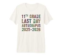 11th Grade Last Day 2026 Batch Autographs Sign My Throwback Premium T-Shirt