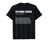 11th Grade Teacher Definition Funny Back to School Value Graphic T-Shirt