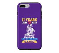 11th Wedding Anniversary 2015 To 2026 My Husband Is A Saint Case for iPhone 7 Plus/8 Plus