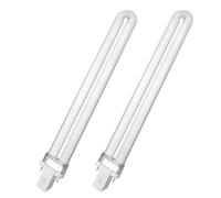 11W 2-Pin Compact Fluorescent Lamp,2Pin Stick Fluorescent Light Bulb,2U Double Turn Tube Energy Saving Lamp,CFL Energy Saving Twin Tube Bulb,Non-Dimmable,Suitable for Corridor（ Warm White 2700K 900LM)