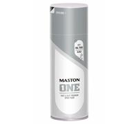 11x Maston ONE Grey Gloss 400ml Spray Paint RAL 7040 Can Metal Wood Plastic