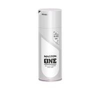 11x Maston ONE White Aluminium Gloss 400ml Spray Paint 9006 Metal Wood Plastic