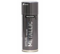 11x Maston Spray Paint Metallic Gloss Gun Metal Grey 400ml