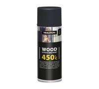 11x Maston Spray Paint Wood Stove & BBQ Black Metallic 450°C 400ml
