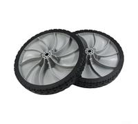 11x1.75 Lawn Mower Wheel Replacement Plastic Rear Wheel 1/2“ Bore Nylon Bearing Bar Tread for Craftsman/MTD/Toro/Troy-Bilt Push Walk Behind Mower(2pcs)