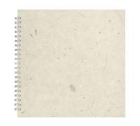 Pink Pig 11x11 Square Posh Banana Pig White Paper Sketchbook - Natural