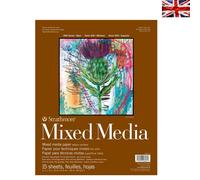 11x14 Mixed Media Paper Pad - 15 Sheets for Watercolor and Drawing
