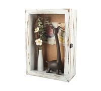 11x16 Extra Deep Shadow Box , Large Shadow Boxes Display Cases，for Displaying Photo Souvenir Collection（Rustic White）
