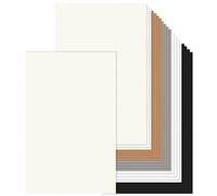 11x17 Inch Large Colored Cardstock Paper White Ivory Black Brown Kraft Grey 20 Sheets 80lb A3 Aesthetic Color Card Stock Printer Paper Sheet for Printing,Poster Board