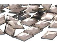 11x18mm Flat Back Diamond Acrylic Rhinestones Plastic Gems for Jewelry Making Costume Jewels Cosplay Embelishments - 35 Pieces (Crystal Clear H102)