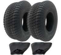 11x4.00-5 Lawnmower Grass Tyre & Tube 4-ply Wanda P332 Pattern 150kgs (Set of 2)