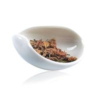 11x4CM White Porcelain Cha He Tea Vessel -Coffee Bean Weighing Tray-Loose Leaf Tea Presentation- Tea Accessory - Tea Scoop